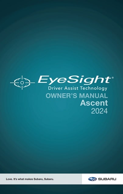 2024 Subaru Ascent Owner’s Manual Image