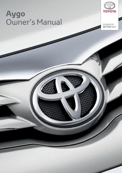 2024 Toyota Aygo Owner’s Manual Image