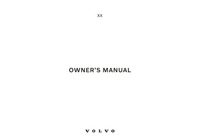 2024 Volvo C40 Owner’s Manual Image