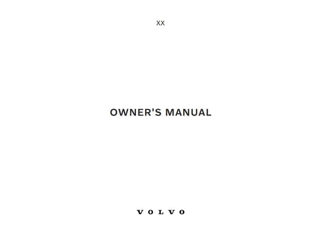2024 Volvo V60 Owner’s Manual Image