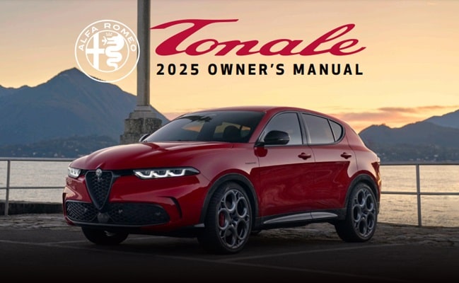 2025 Alfa Romeo Tonale Owner’s Manual Image