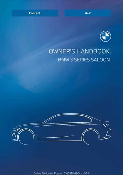 2025 BMW 3 Series Owner’s Manual Image