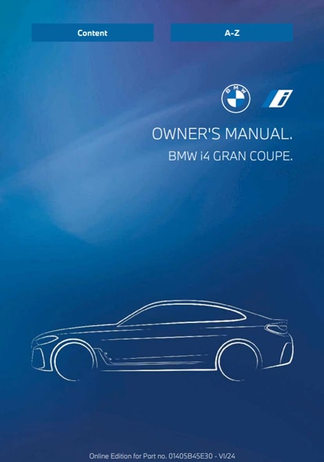 2025 BMW i4 Owner’s Manual Image