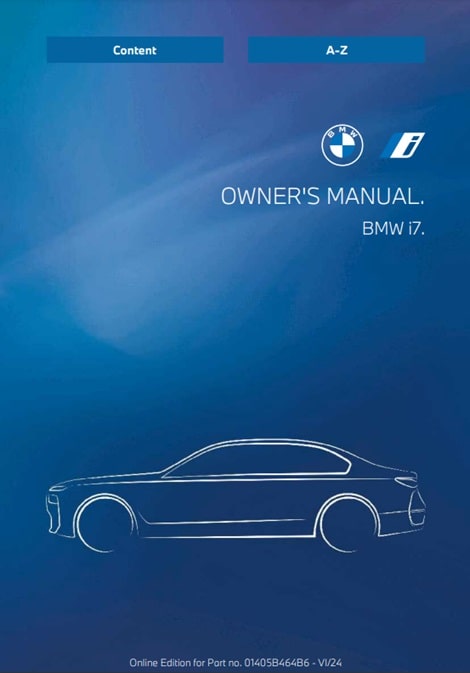 2025 BMW i7 Owner’s Manual Image