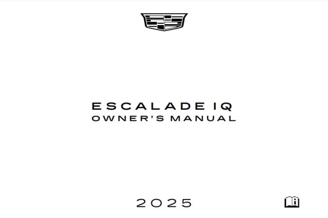 2025 Cadillac Escalade IQ Owner’s Manual Image