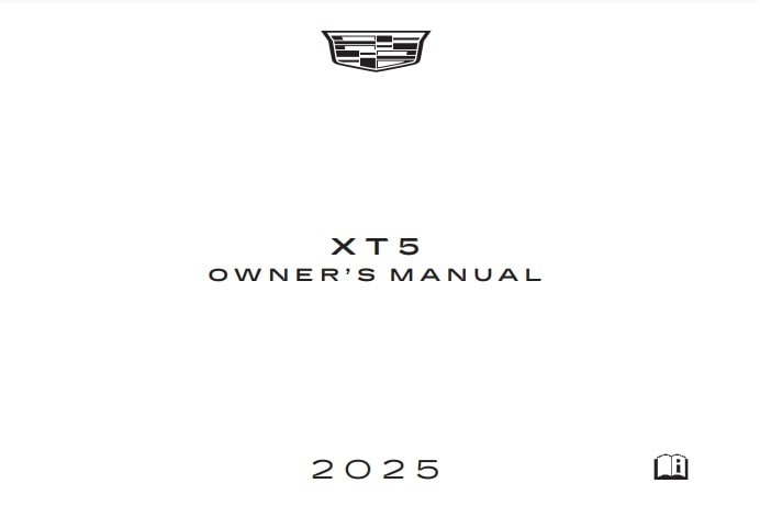 2025 Cadillac XT5 Owner’s Manual Image