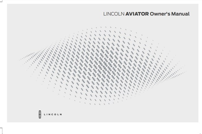 2025 Lincoln Aviator Owner’s Manual Image