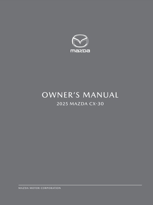 2025 Mazda CX-30 Owner’s Manual Image