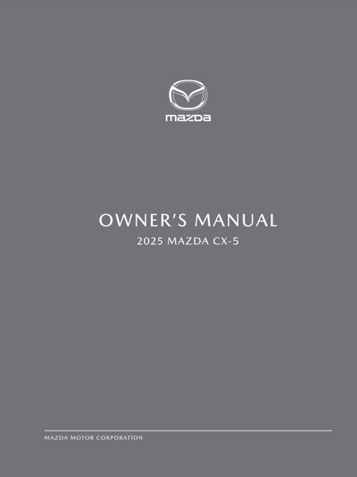 2025 Mazda CX-5 Owner’s Manual Image