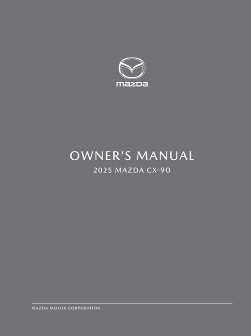 2025 Mazda CX-90 Owner’s Manual Image