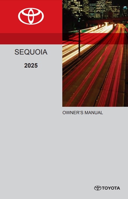 2025 Toyota Sequoia Hybrid Owner’s Manual Image