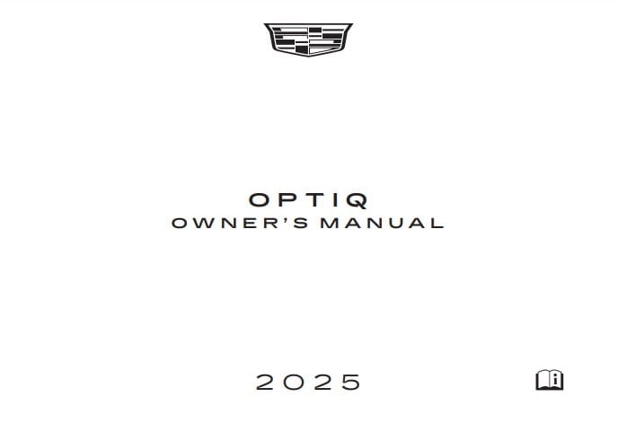 2024 Cadillac Optiq Owner’s Manual Image