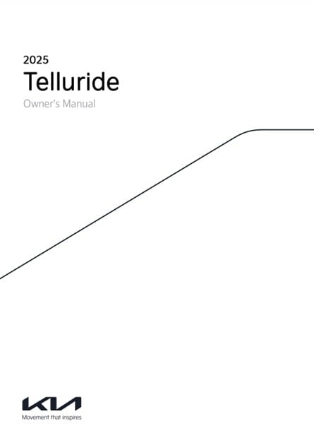 2025 Kia Telluride Owner’s Manual Image