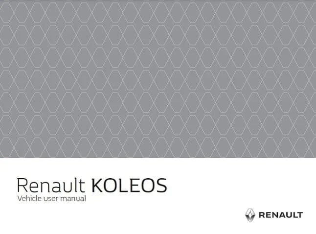 2025 Renault Koleos Owner’s Manual Image