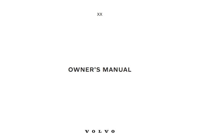 2025 Volvo V60 Owner’s Manual Image