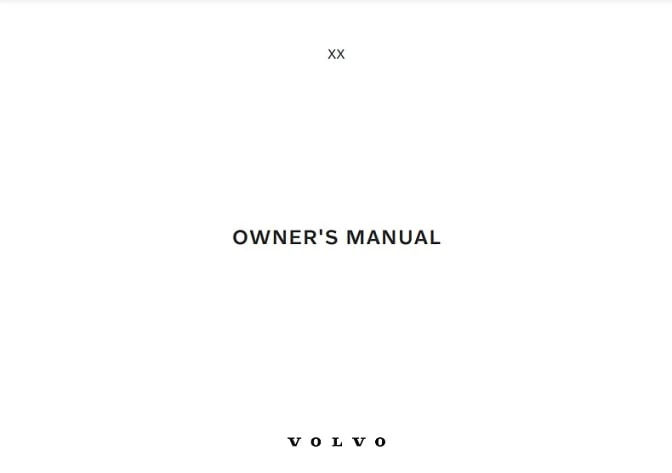 2025 Volvo XC60 Owner’s Manual Image